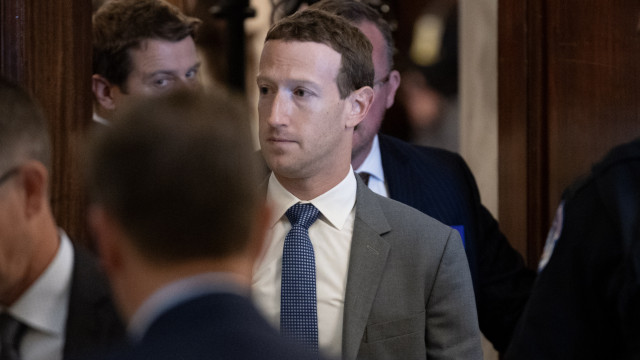 CEO of Meta Platforms Mark Zuckerberg in the Russell Senate Building on Capitol Hill in Washington, DC, USA, 13 September 2023